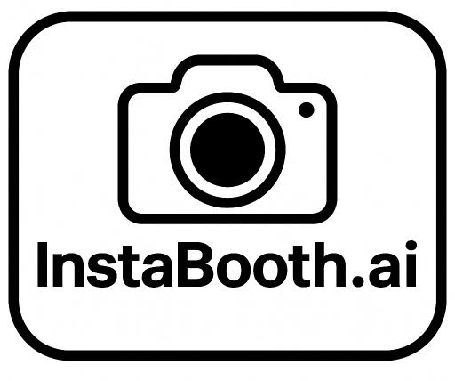 InstaBooth.ai logo with a camera icon
